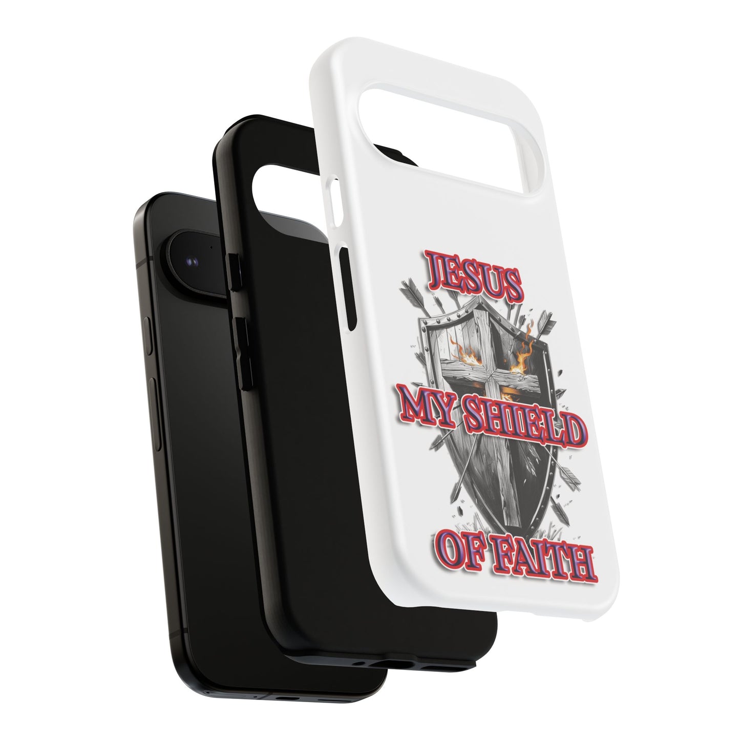 Faith-Inspired Phone Case | Jesus My Shield of Faith | Tough Cases, Christian Gift, Religious Decor, Inspirational Phone Cover, [...]