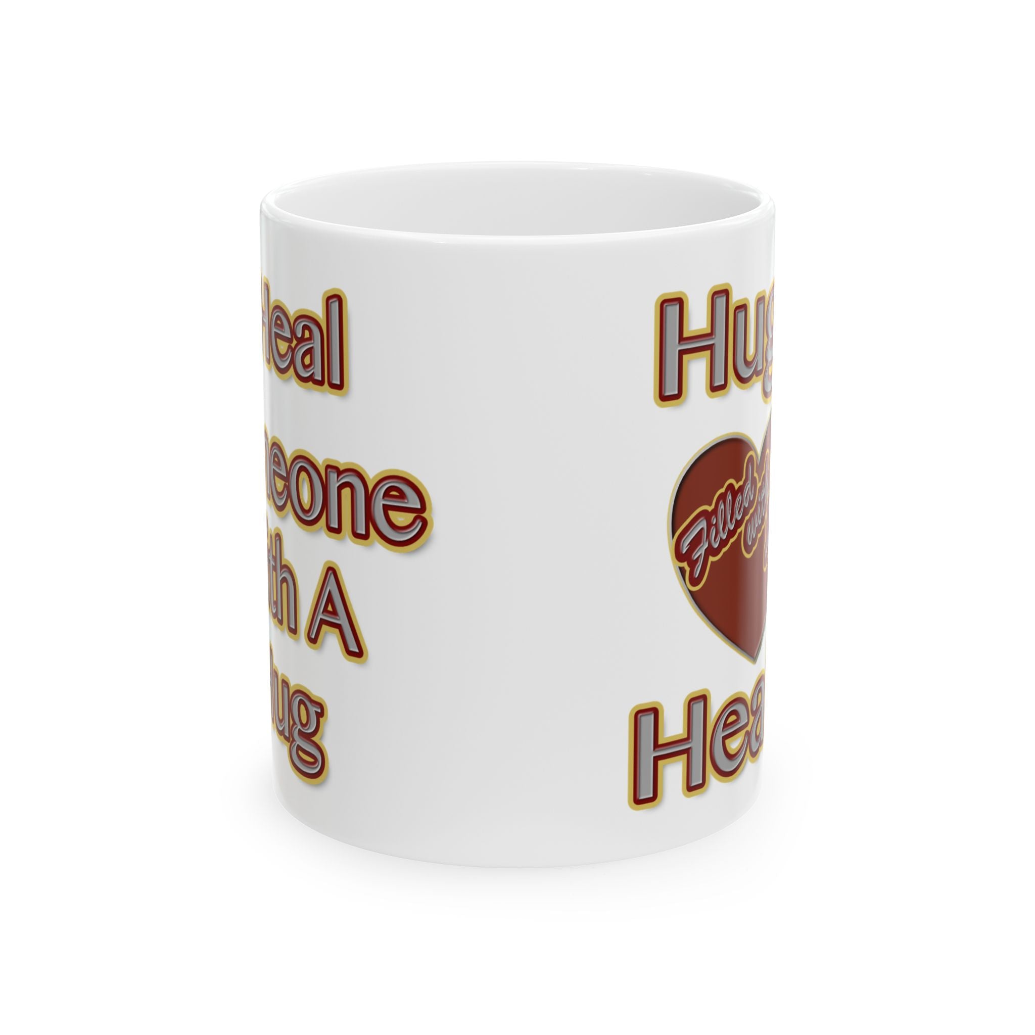 **Hugs Filled With Love Heal Mug | Malachi 4:2 | Uplifting Encouragement Coffee Cup**