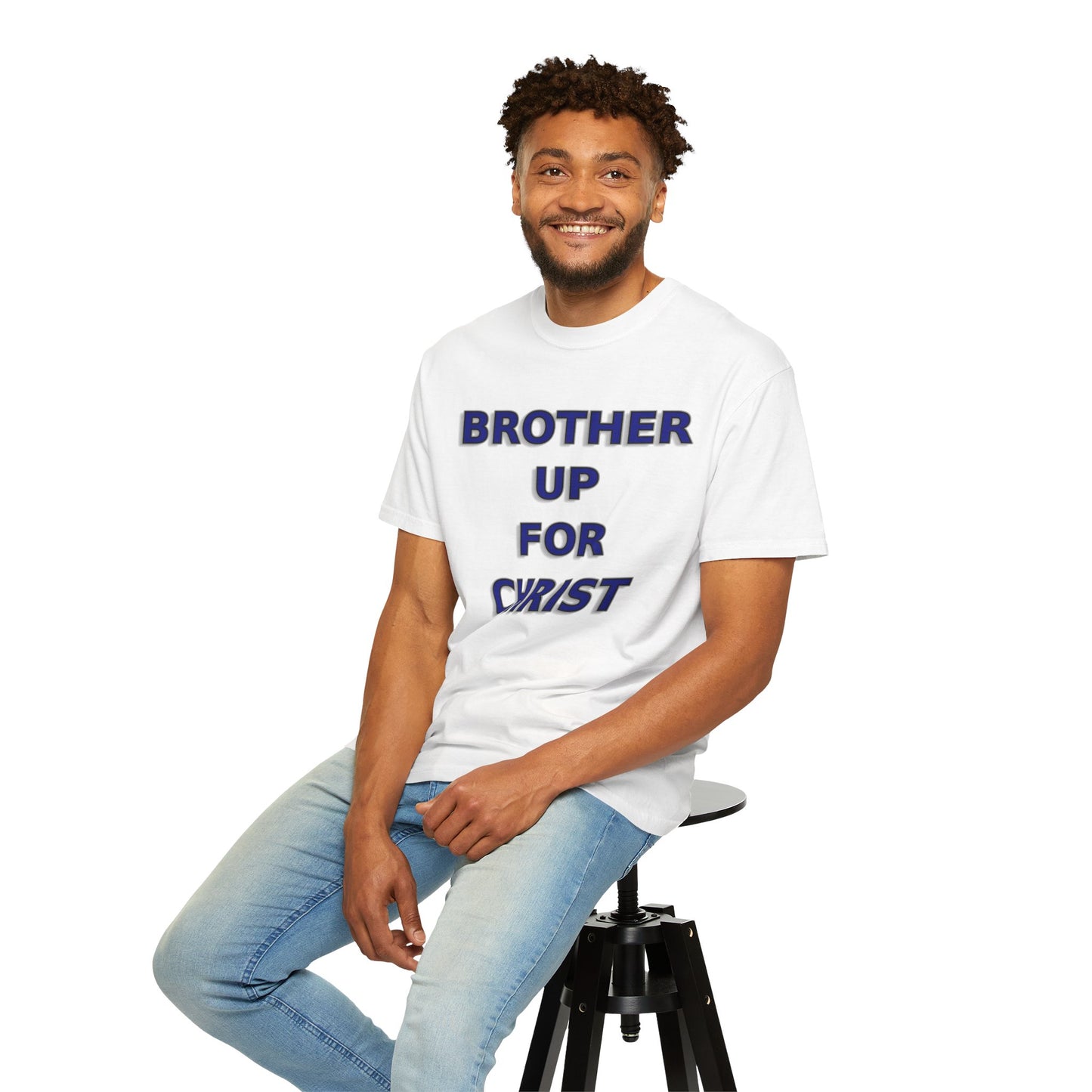 Brother Up for Christ - Stand Strong in Faith Tee
