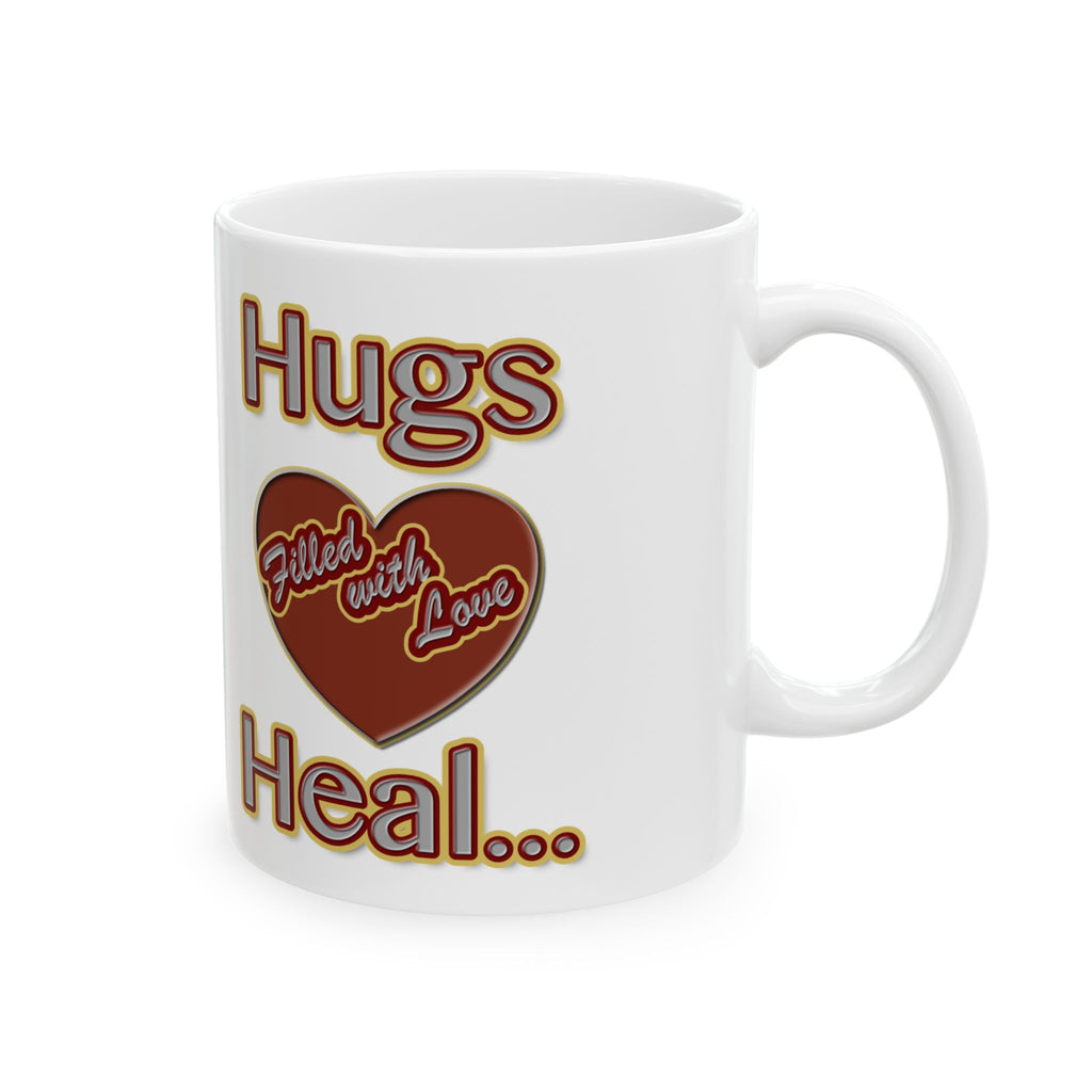 **Hugs Filled With Love Heal Mug | Malachi 4:2 | Uplifting Encouragement Coffee Cup**