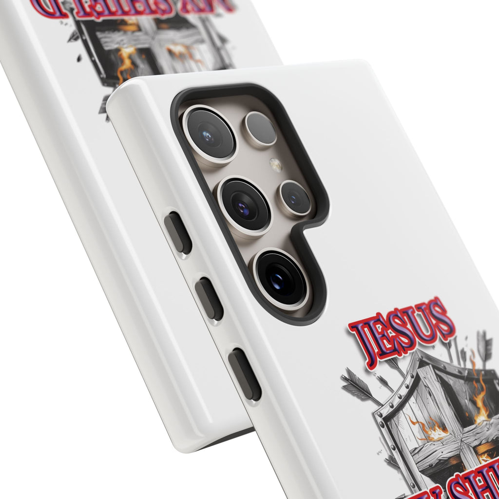 Shield | Phone Case | Jesus My Shield of Faith | Tough Cases, Christian Gift, Religious Decor, Inspirational Phone Cover, [...]