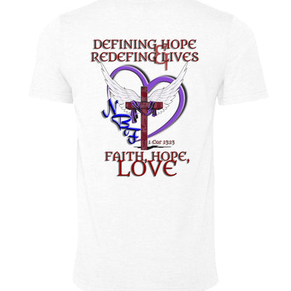 SOLID WHT BLEND - BACK