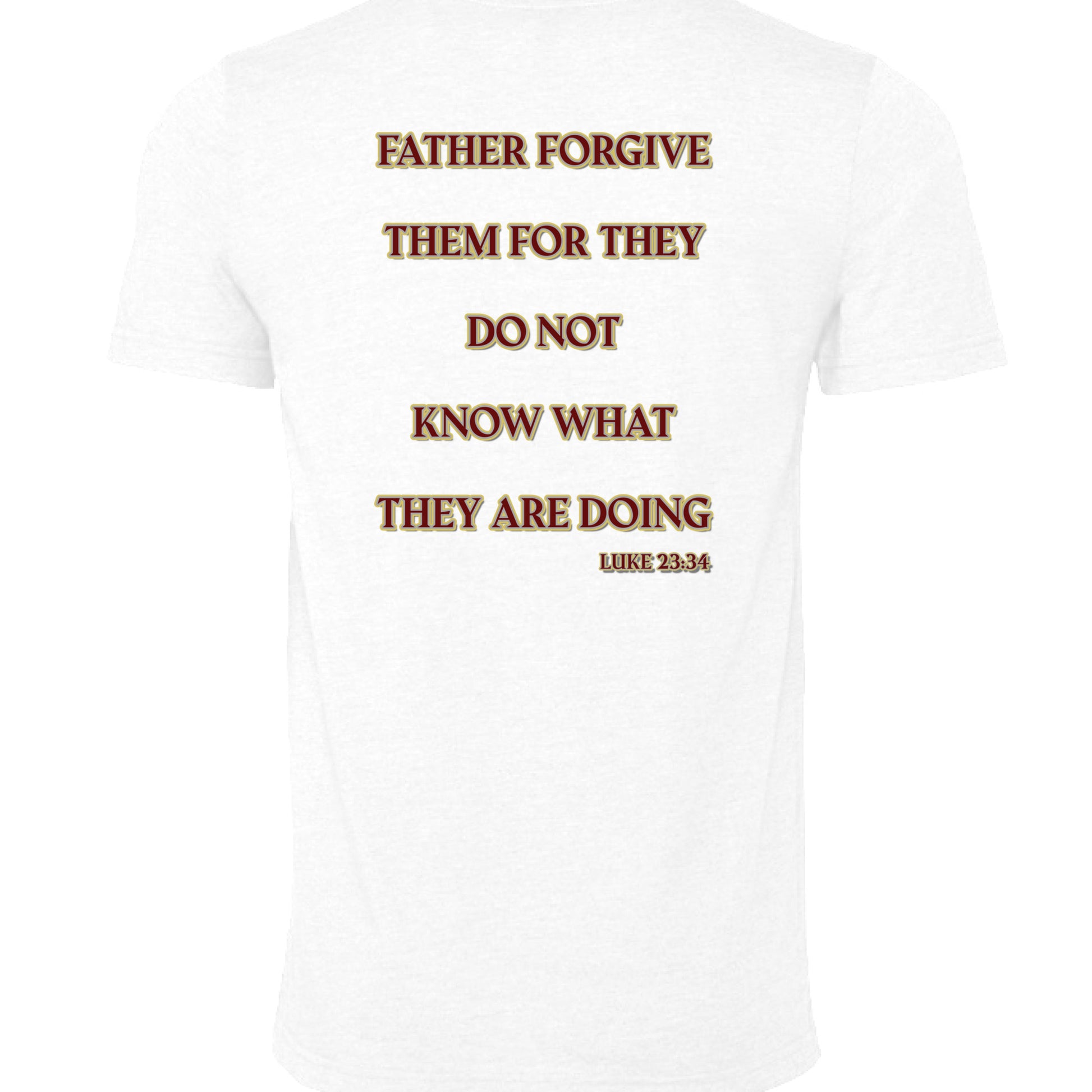 SOLID WHT BLEND - BACK