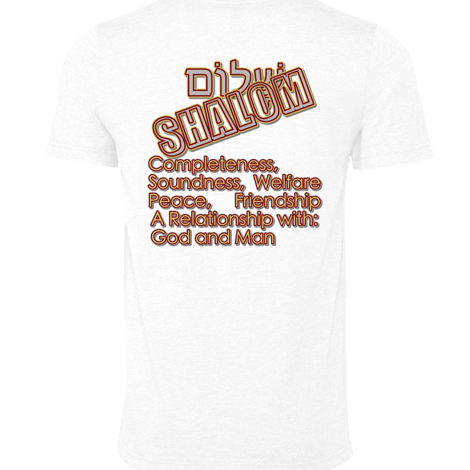 SOLID WHT BLEND - BACK