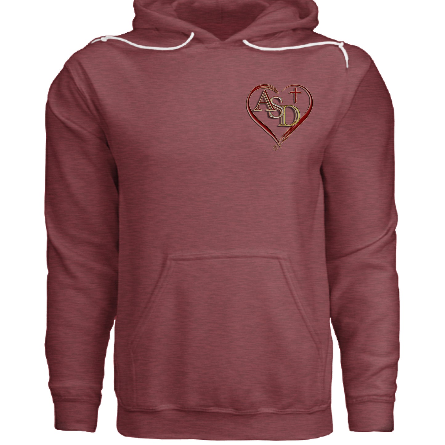 HEATHER MAROON - FRONT
