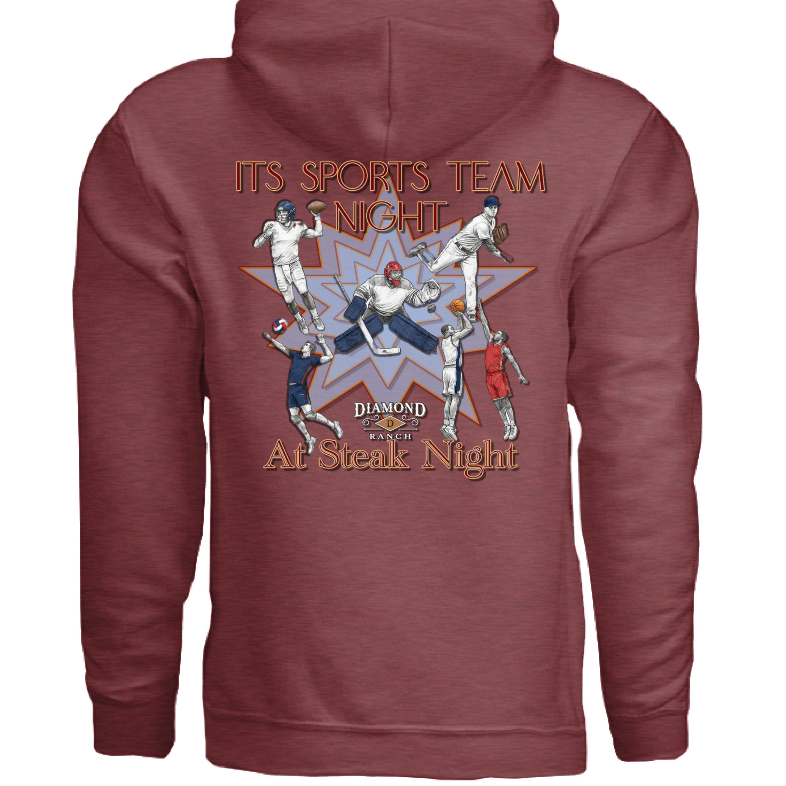 HEATHER MAROON - BACK