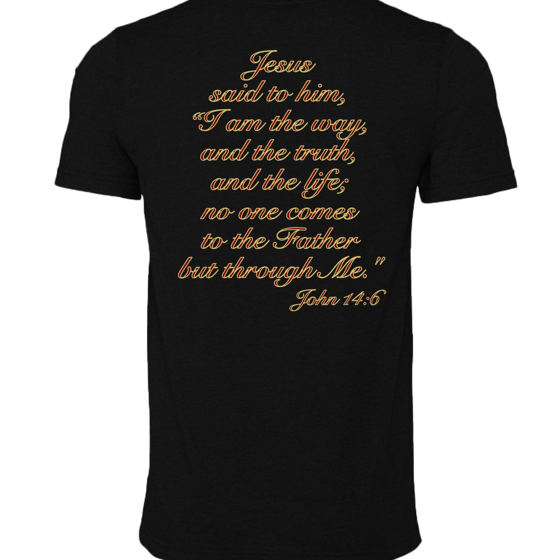 BLACK HEATHER - 3001CVC - BACK