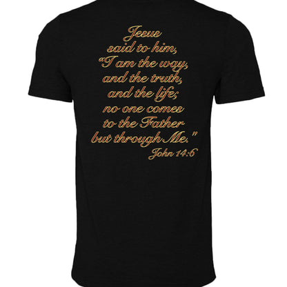 BLACK HEATHER - 3001CVC - BACK