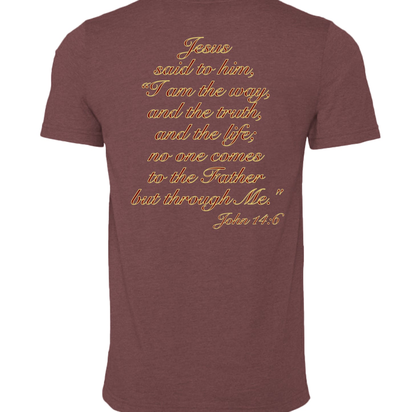 HEATHER MAROON - 3001CVC - BACK