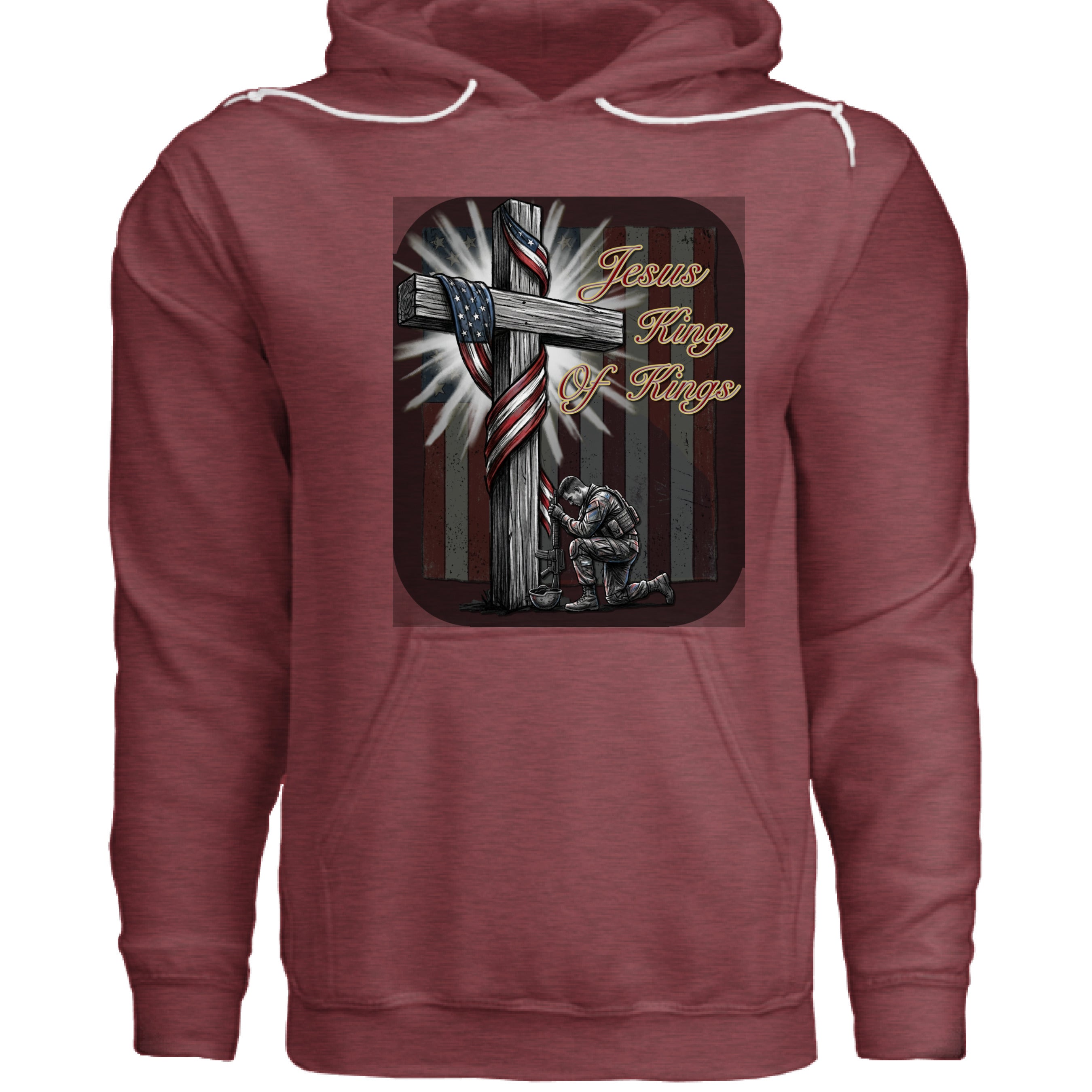 HEATHER MAROON - FRONT