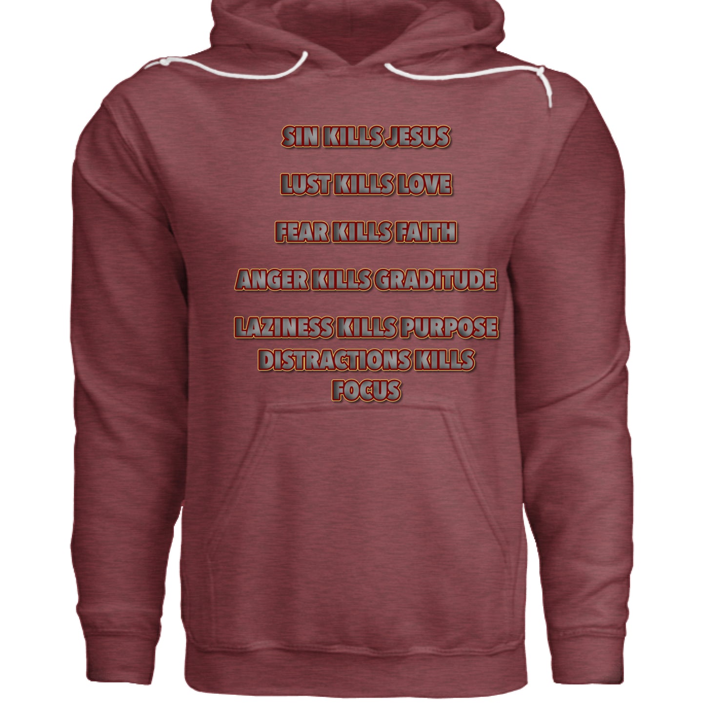 HEATHER MAROON - FRONT