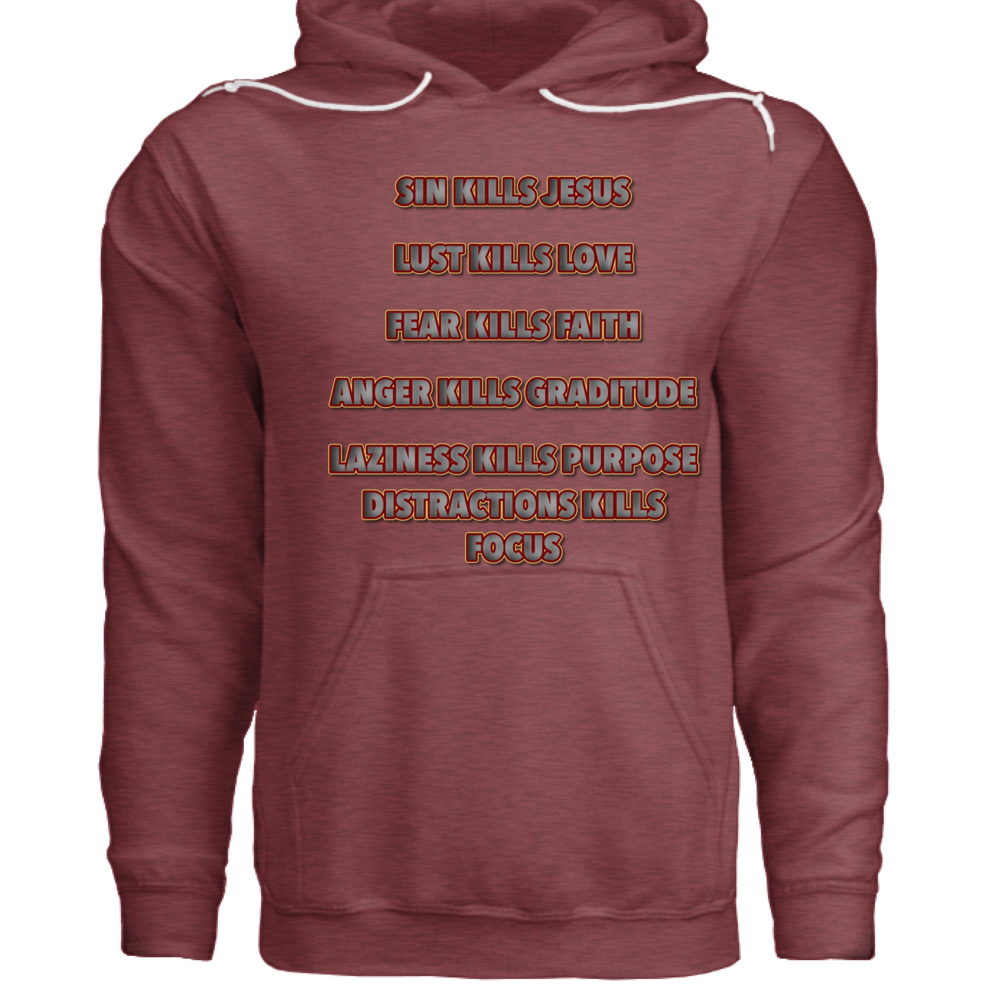 HEATHER MAROON - FRONT