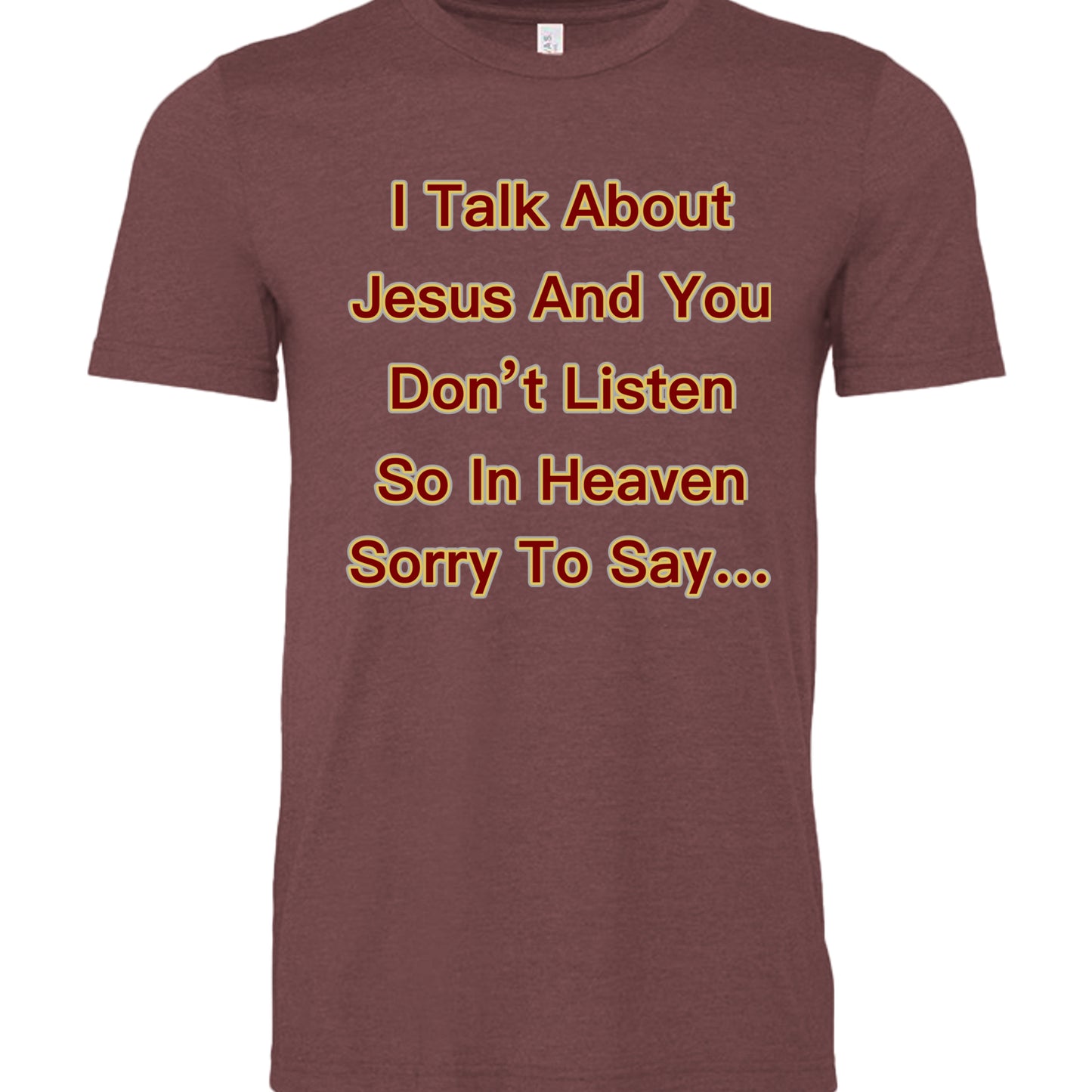 HEATHER MAROON - 3001CVC - FRONT