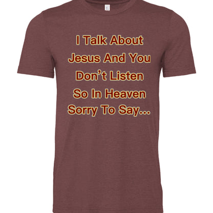 HEATHER MAROON - 3001CVC - FRONT