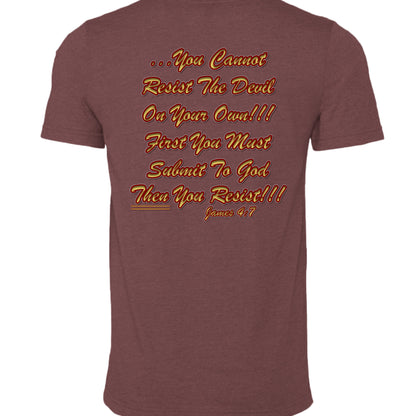HEATHER MAROON - 3001CVC - BACK