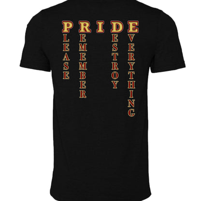 BLACK HEATHER - 3001CVC - BACK