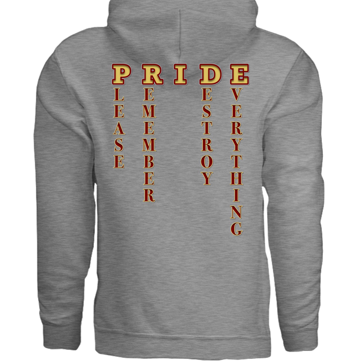 ATHLETIC HEATHER - 3719 - BACK
