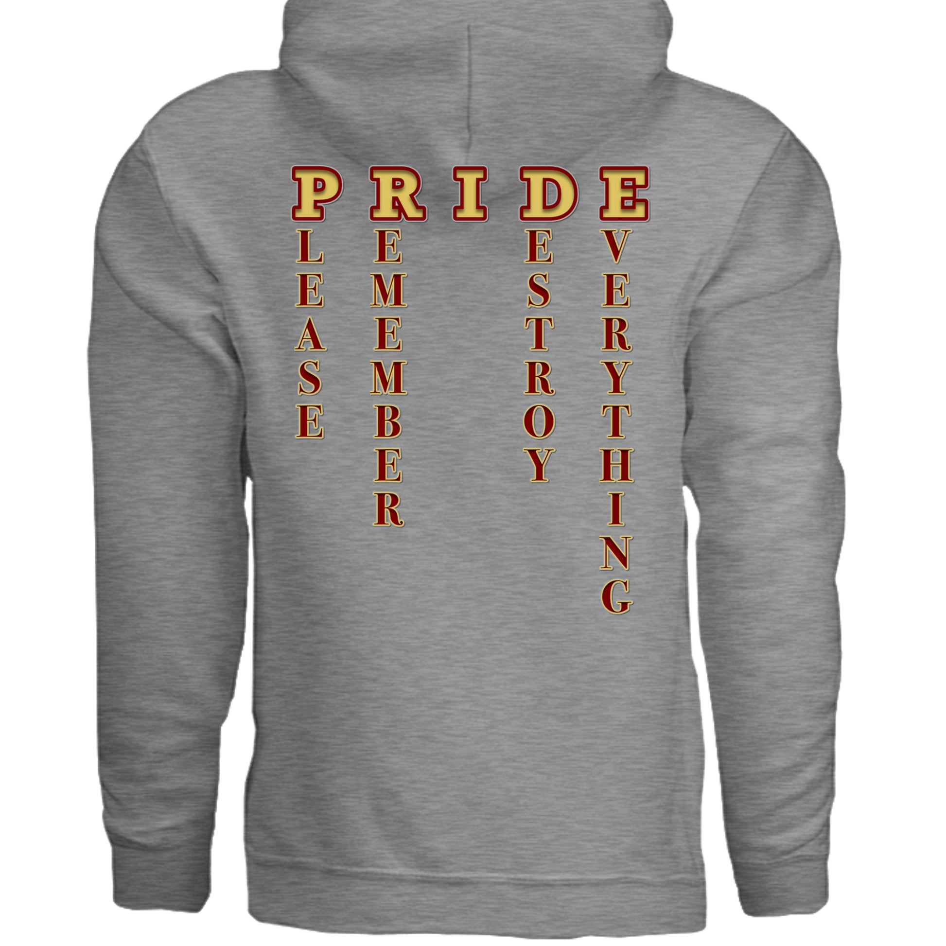 ATHLETIC HEATHER - 3719 - BACK