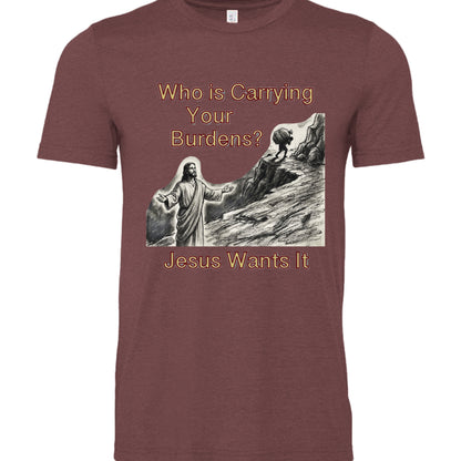 HEATHER MAROON - 3001CVC - FRONT