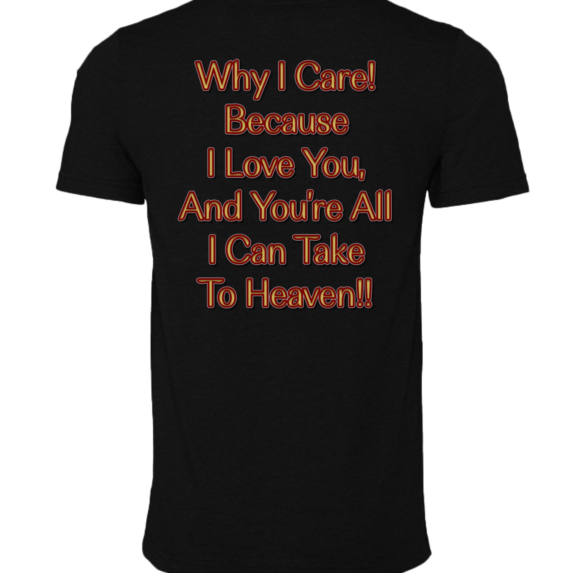 BLACK HEATHER - 3001CVC - BACK