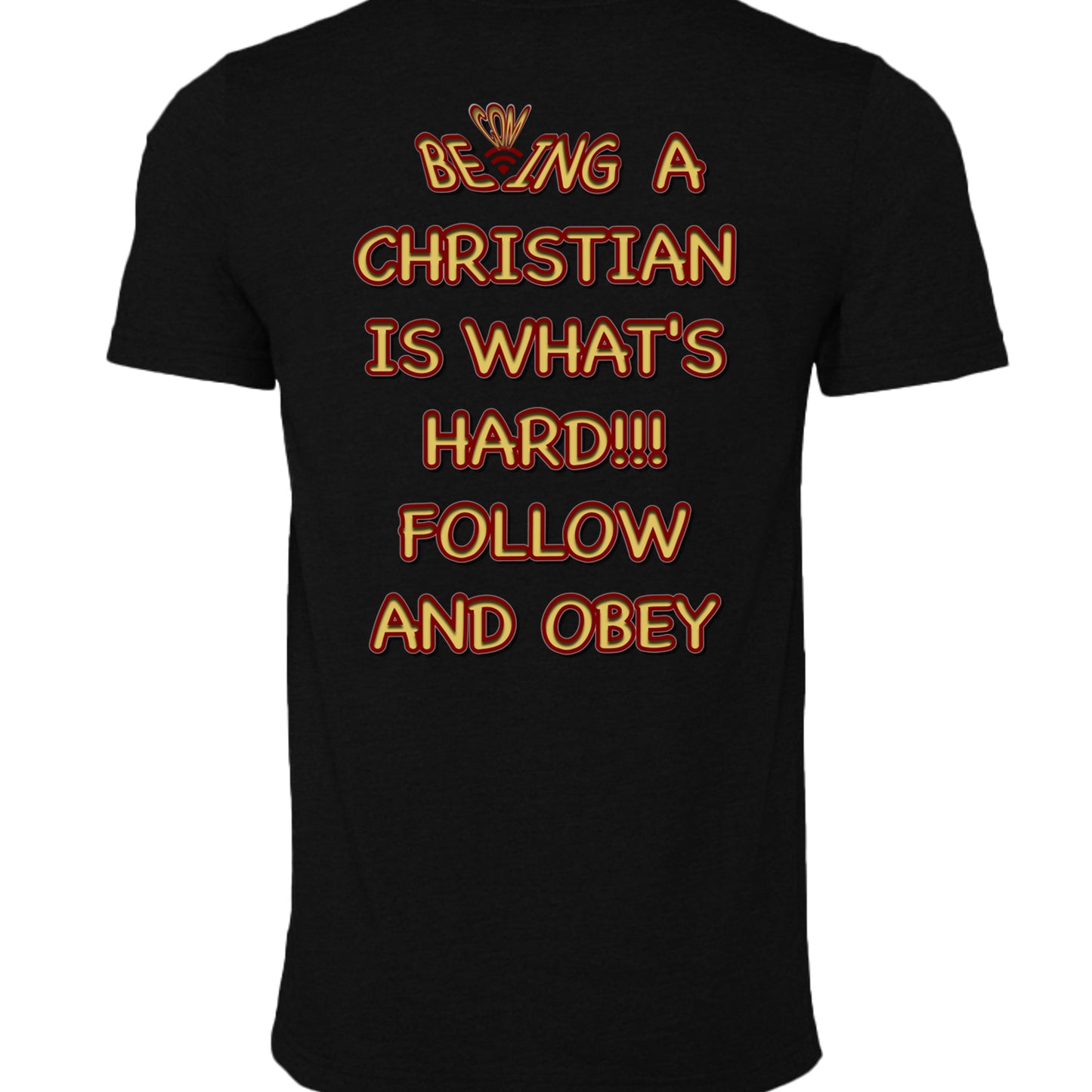 BLACK HEATHER - 3001CVC - BACK