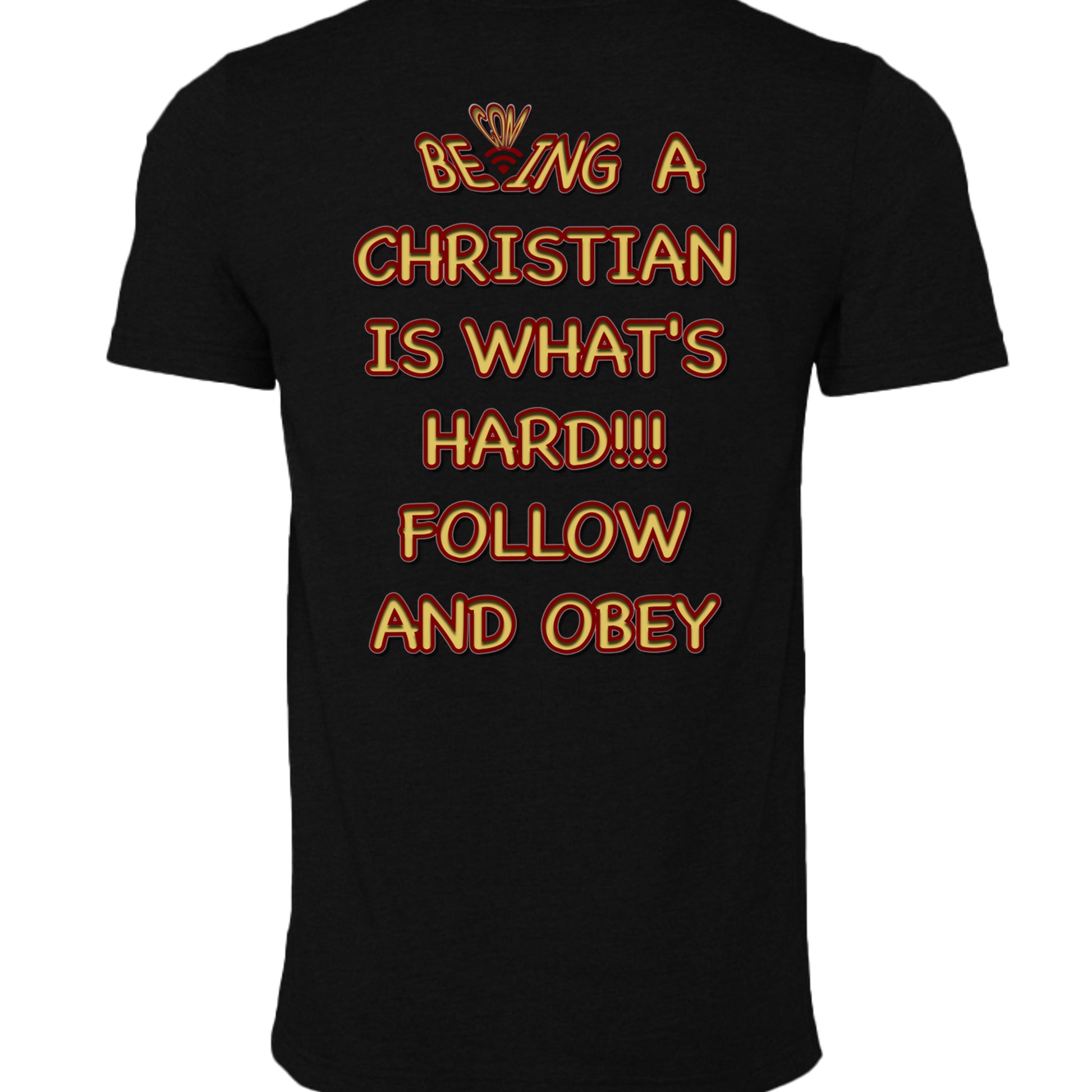 BLACK HEATHER - 3001CVC - BACK