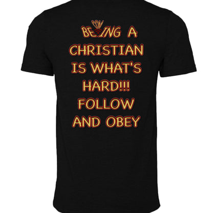 BLACK HEATHER - 3001CVC - BACK