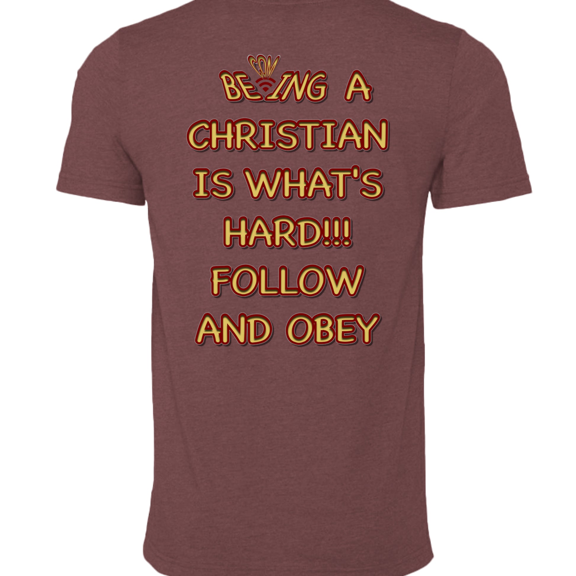 HEATHER MAROON - 3001CVC - BACK
