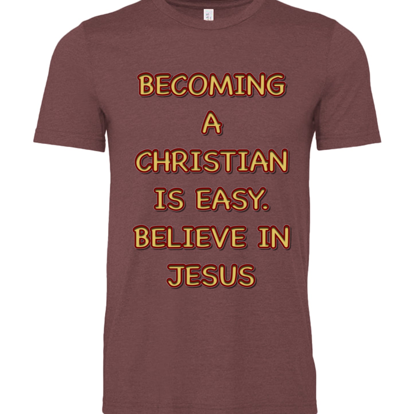 HEATHER MAROON - 3001CVC - FRONT