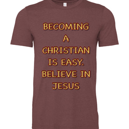 HEATHER MAROON - 3001CVC - FRONT