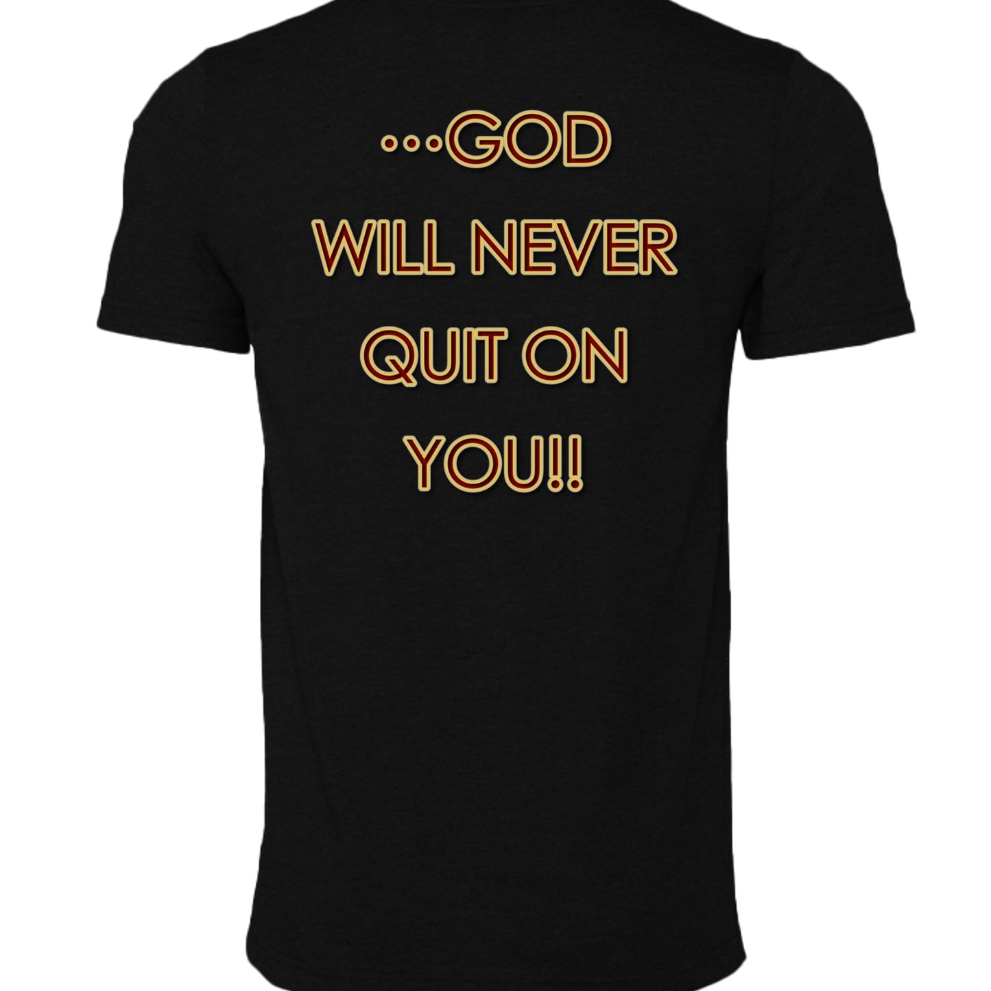 BLACK HEATHER - 3001CVC - BACK