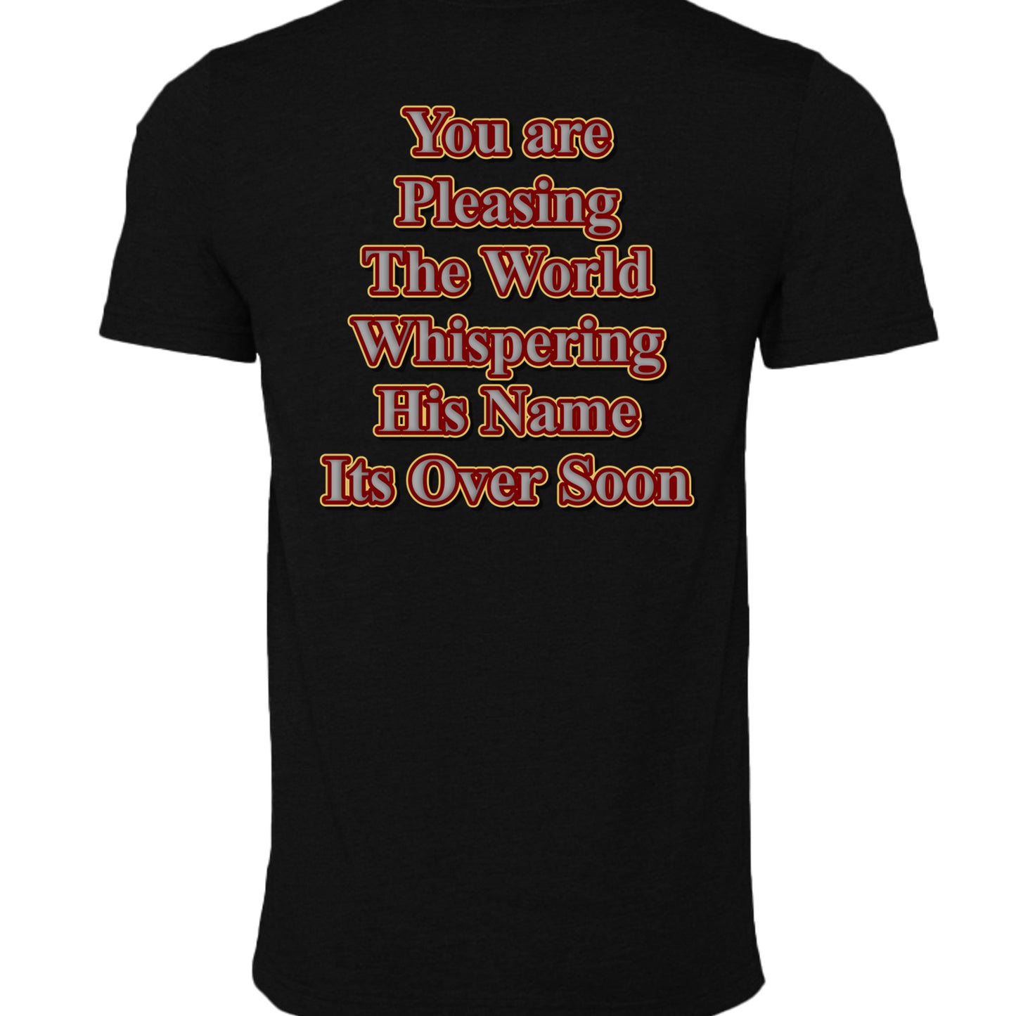 BLACK HEATHER - 3001CVC - BACK