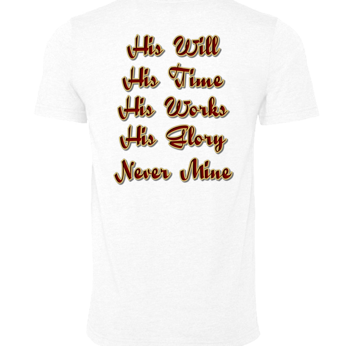 Solid White Blend - 3001CVC - BACK