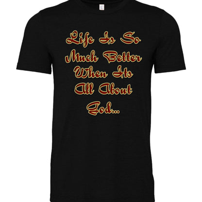 BLACK HEATHER - 3001CVC - FRONT