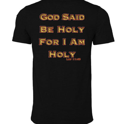 BLACK HEATHER - 3001CVC - BACK