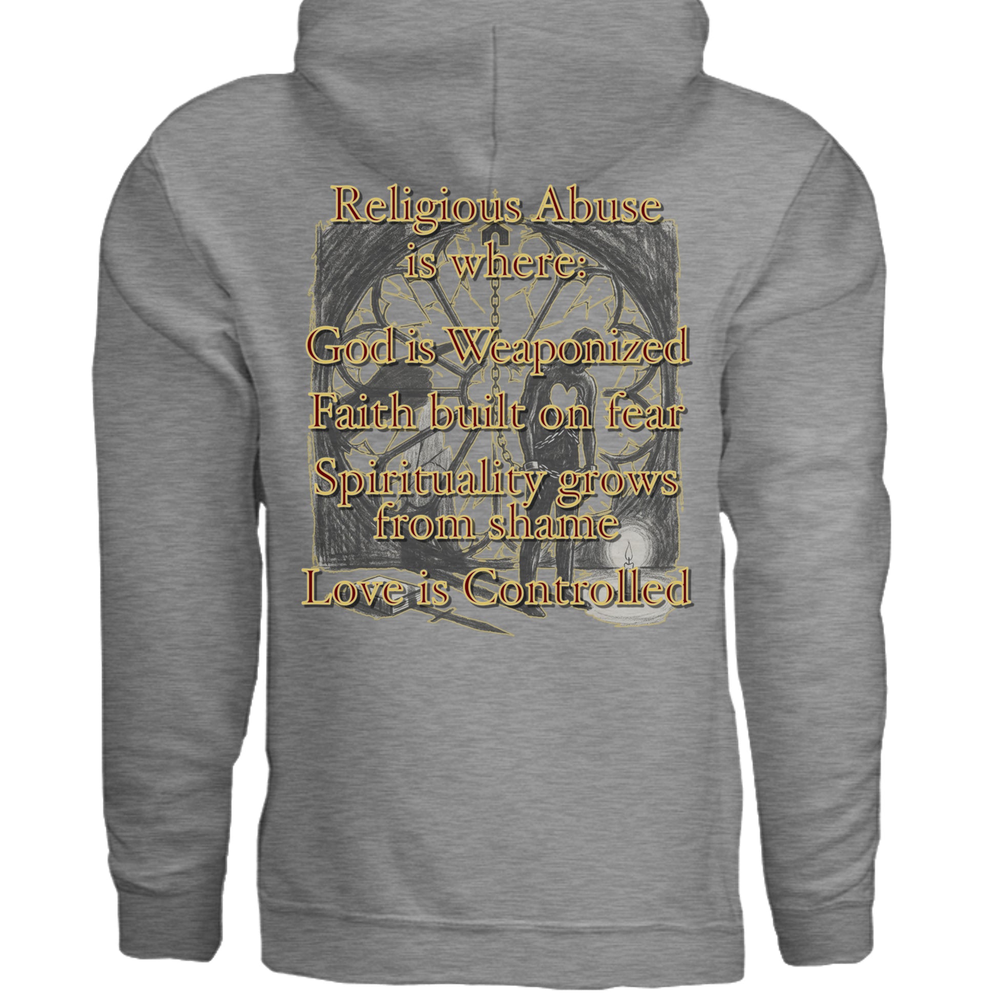 ATHLETIC HEATHER - 3719 - BACK