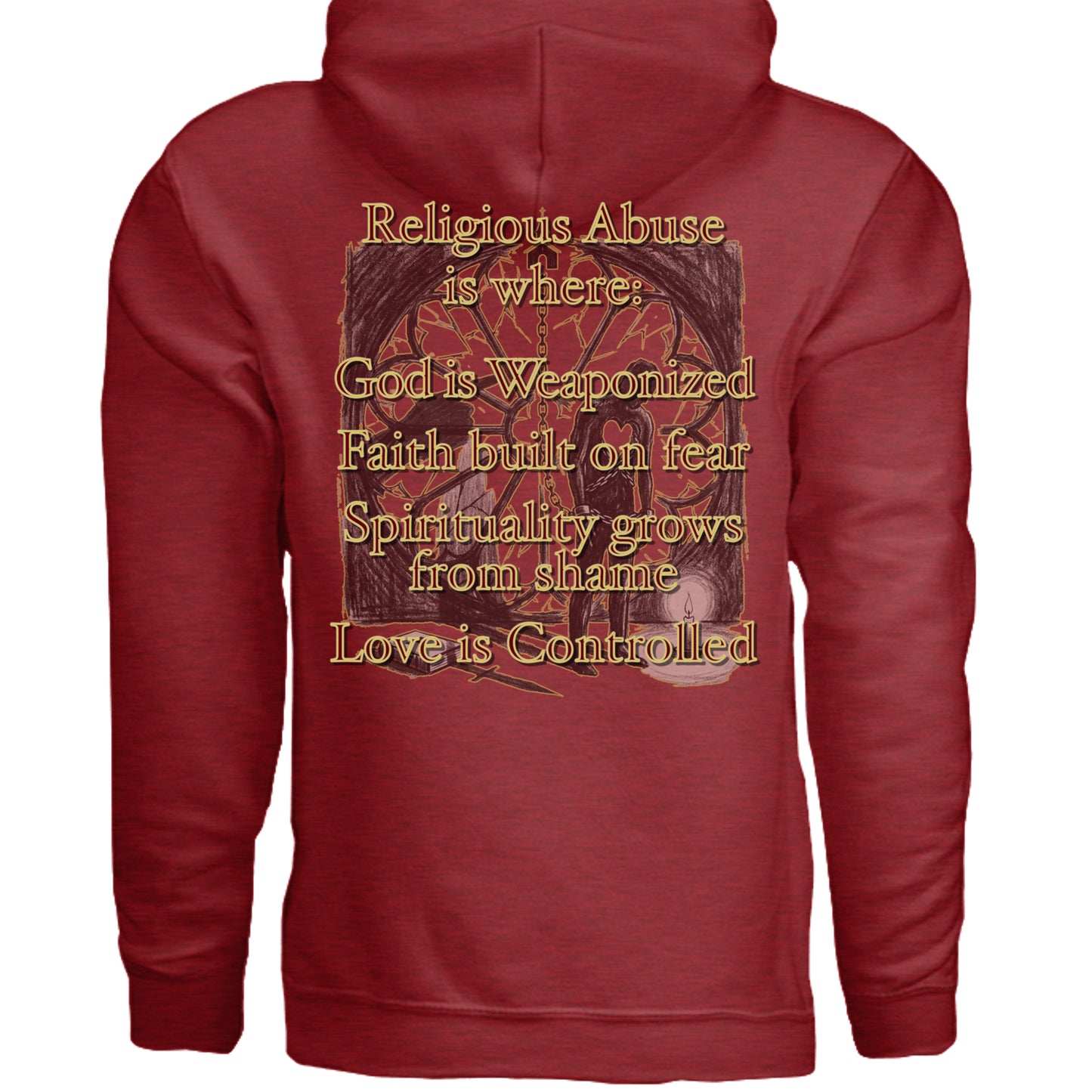 HEATHER MAROON - 3719 - BACK