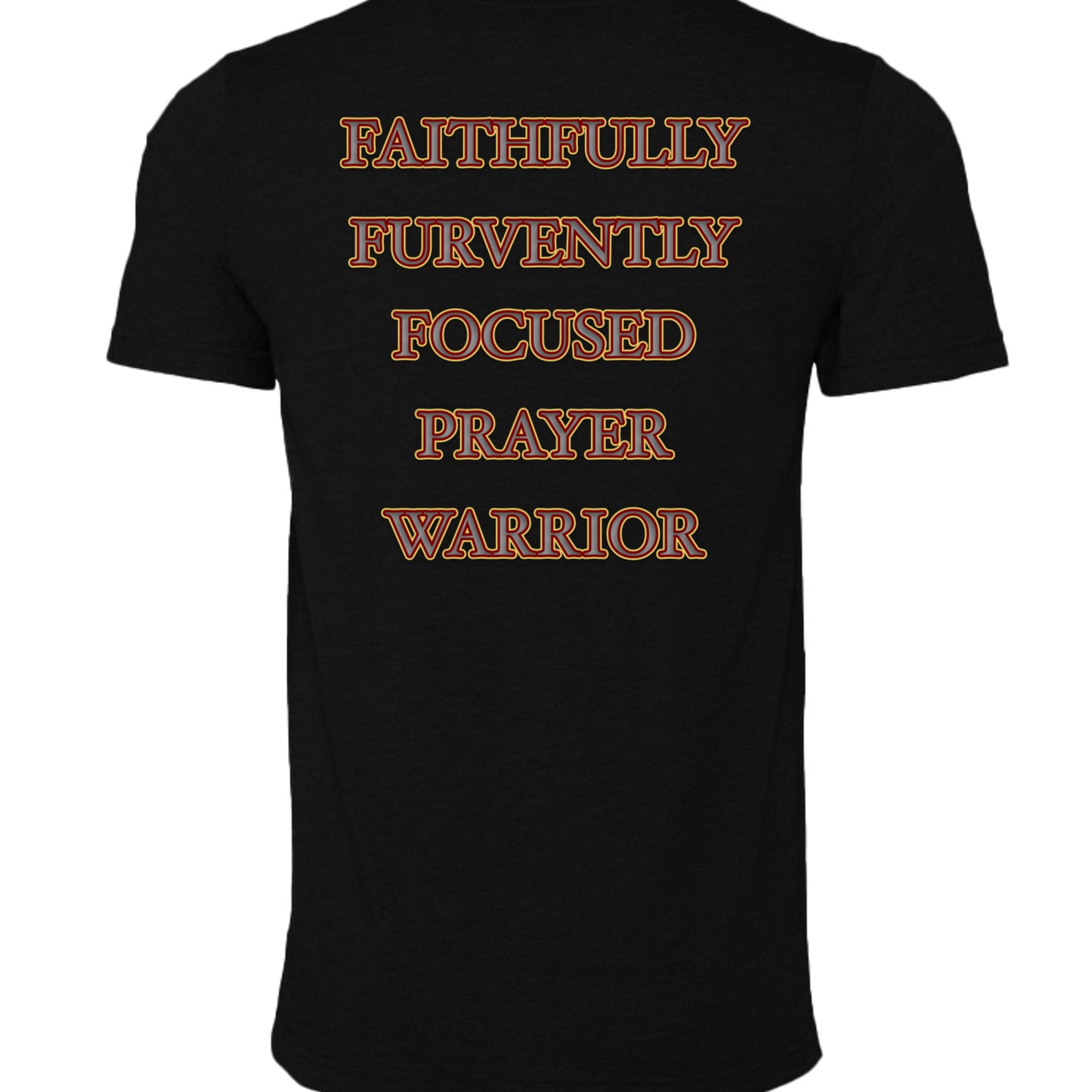 BLACK HEATHER - 3001CVC - BACK