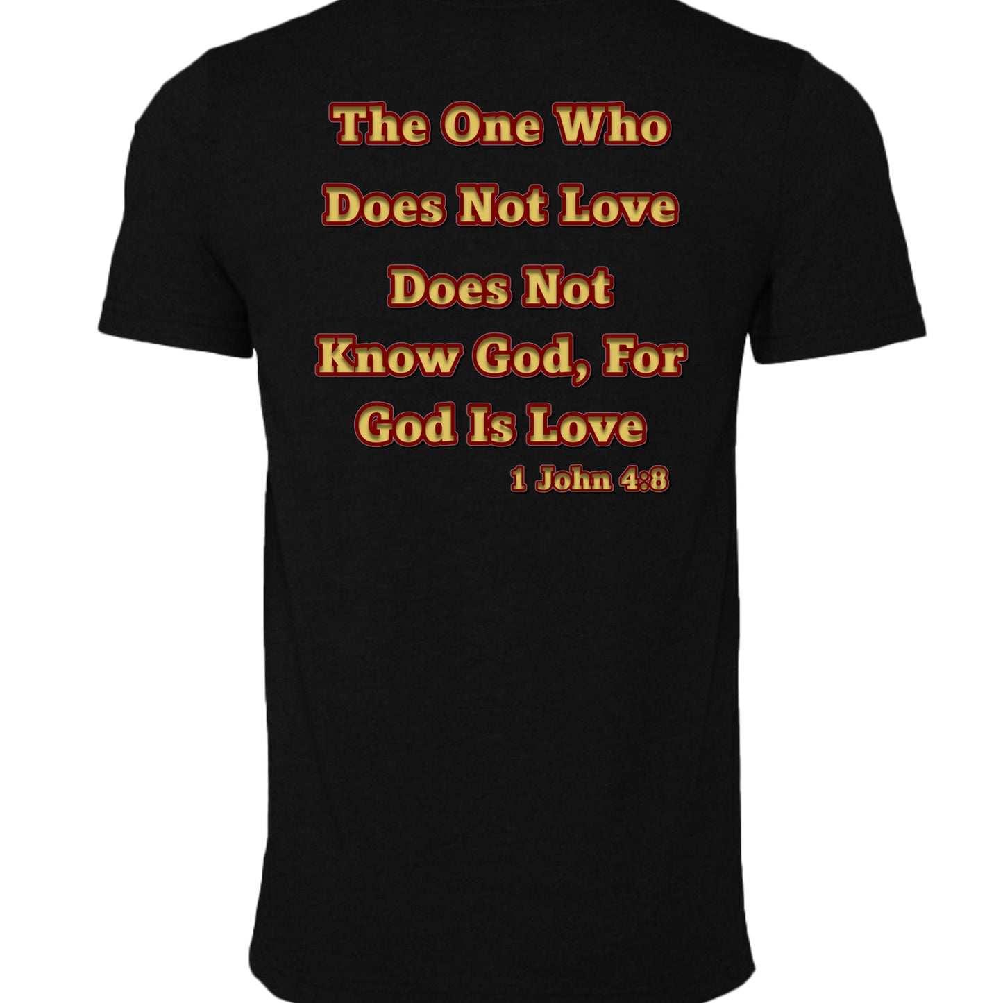BLACK HEATHER - 3001CVC - BACK