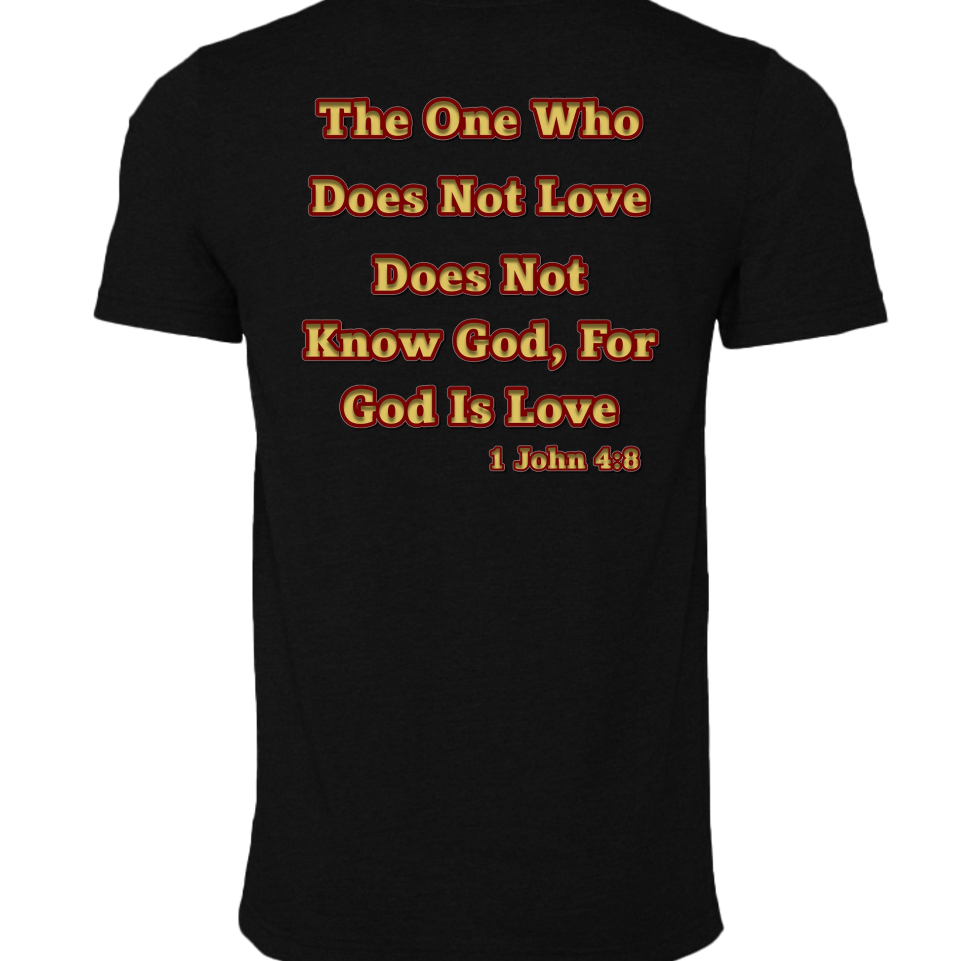 BLACK HEATHER - 3001CVC - BACK
