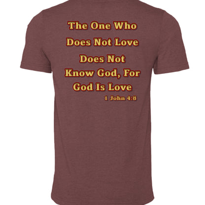 HEATHER MAROON - 3001CVC - BACK