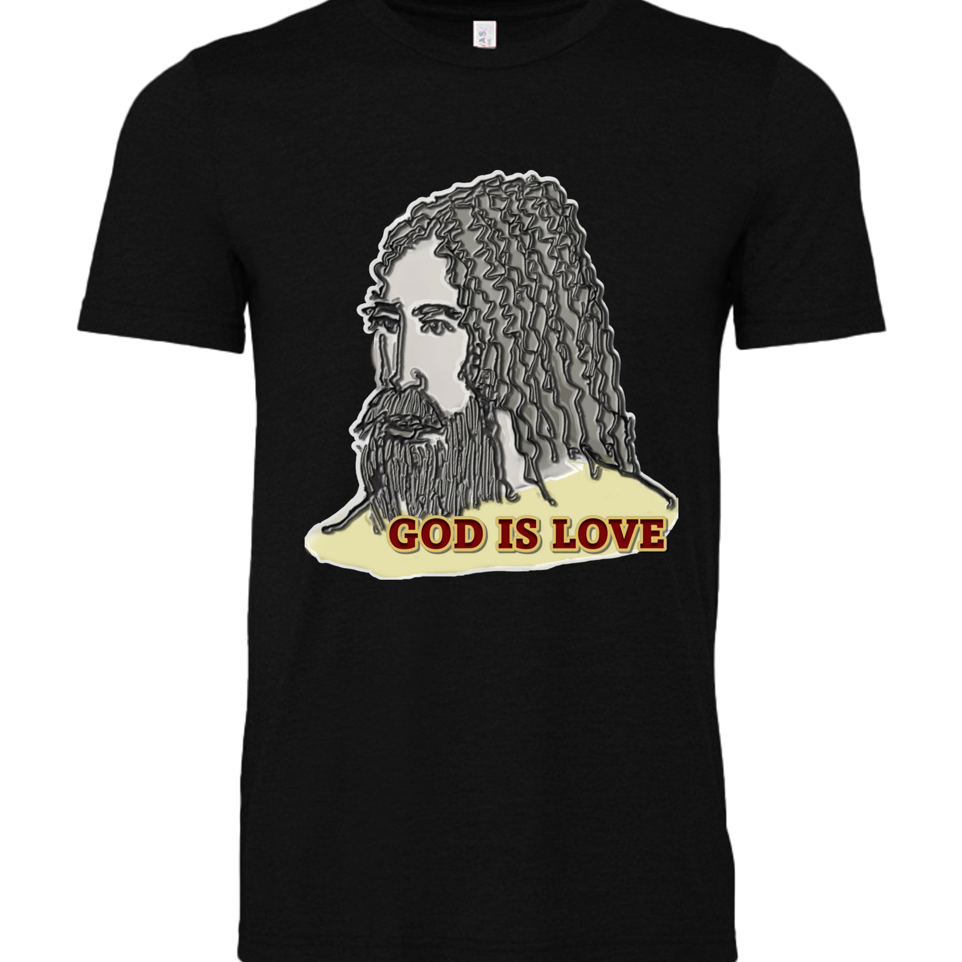 BLACK HEATHER - 3001CVC - FRONT