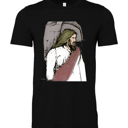 BLACK HEATHER - 3001CVC - FRONT