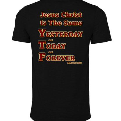 BLACK HEATHER - 3001CVC - BACK