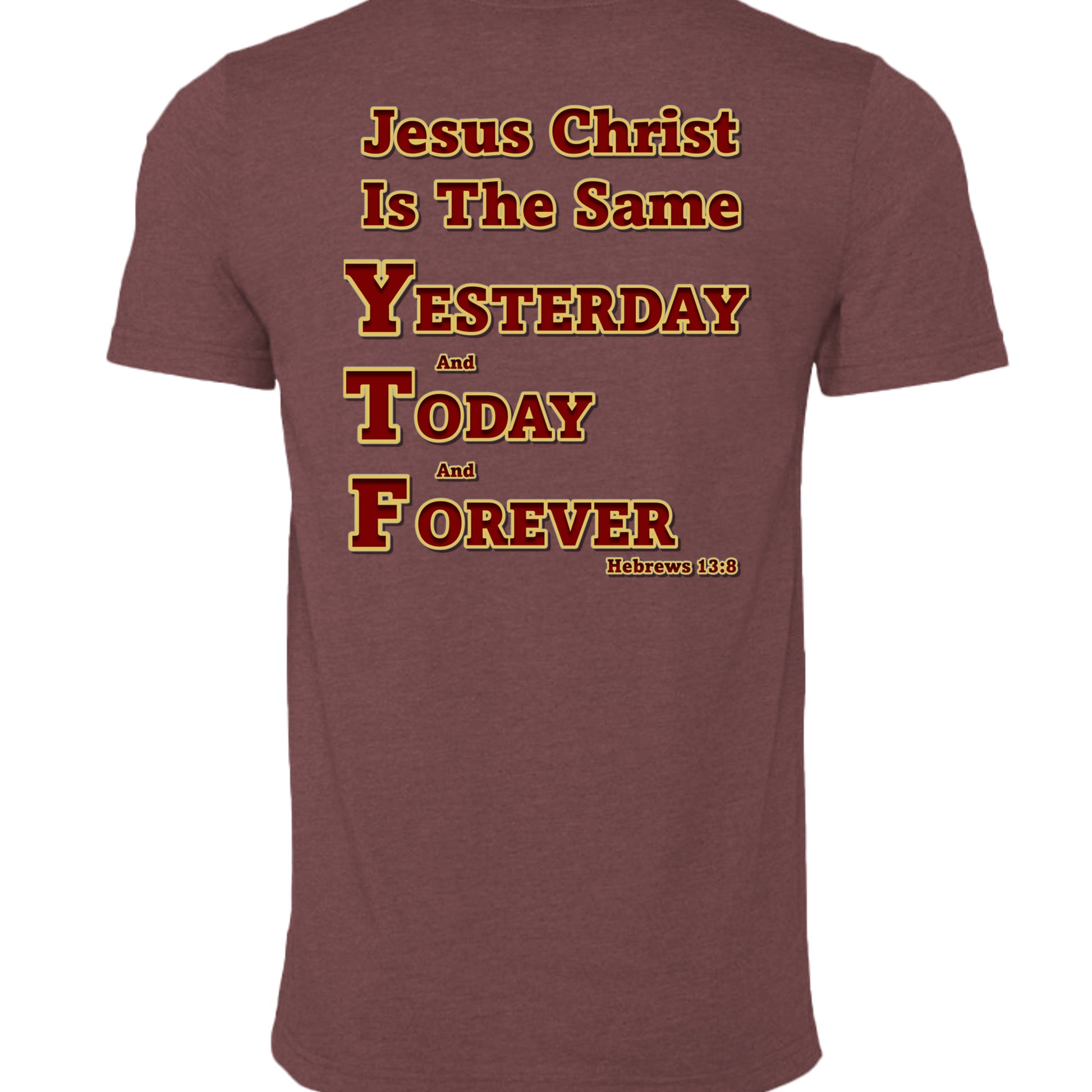 HEATHER MAROON - 3001CVC - BACK