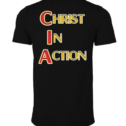 BLACK HEATHER - 3001CVC - BACK